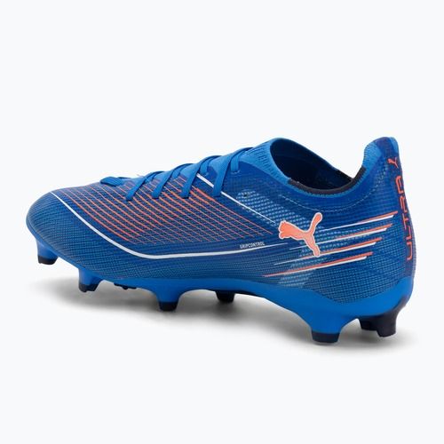 Încălțăminte de fotbal pentru bărbați PUMA Ultra 6 Match FG/AG ultra blue/puma white/glowing red