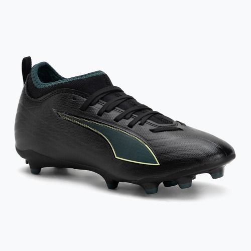 Încălțăminte de fotbal pentru copii  PUMA Ultra 6 Match FG/AG Jr puma black/fizzy light/green terrain