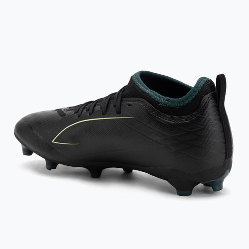 Încălțăminte de fotbal pentru copii  PUMA Ultra 6 Match FG/AG Jr puma black/fizzy light/green terrain