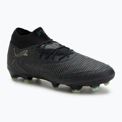 Încălțăminte de fotbal pentru bărbați PUMA Future 8 Ultimate FG puma black/fizzy light/green terrain