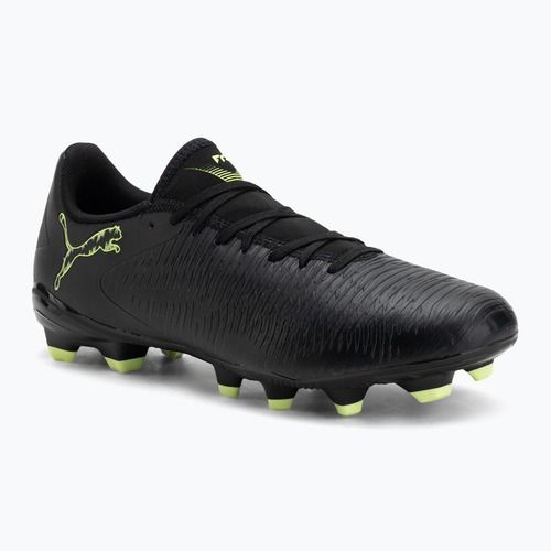 Încălțăminte de fotbal pentru bărbați PUMA Future 8 Play FG/AG puma black/fizzy light/green terrain