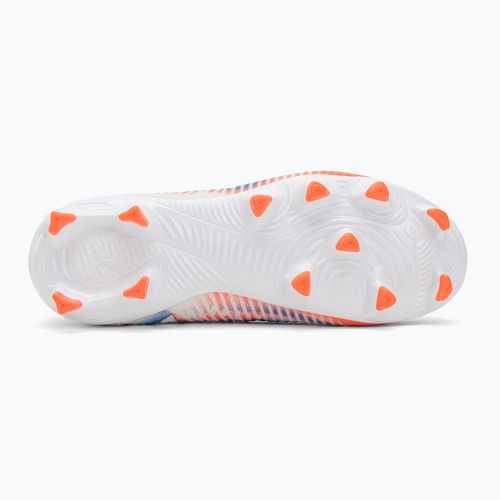 Încălțăminte de fotbal pentru copii PUMA Future 8 Match FG/AG Jr puma white/puma black/glowing red