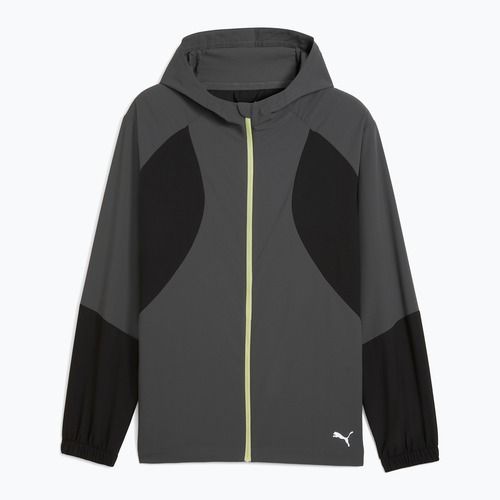 Geacă de alergare pentru bărbați PUMA Run Ultraweave Hooded dusky gray