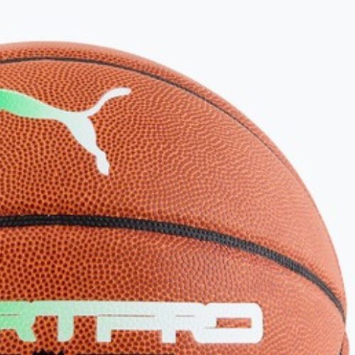 Minge de baschet PUMA teamJAWS Court Pro Basketball leather brown/dark shadow mărime 7