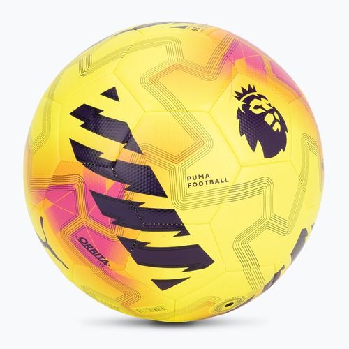 Minge de fotbal  PUMA Orbita Cup PL Lights fluo yellow/multicolor mărime 5