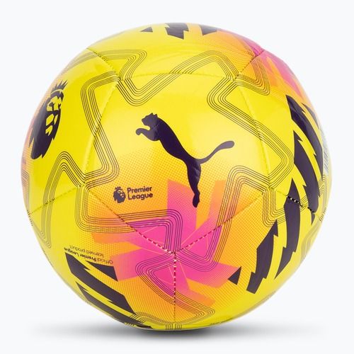 Minge mini de fotbal PUMA Orbita Cup PL Lights fluo yellow/multicolor