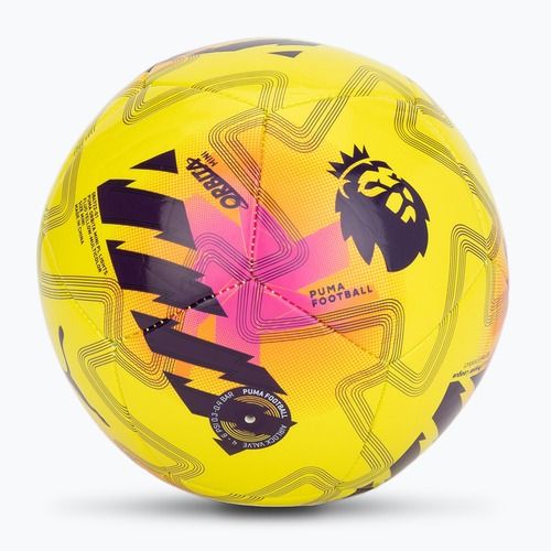 Minge mini de fotbal PUMA Orbita Cup PL Lights fluo yellow/multicolor