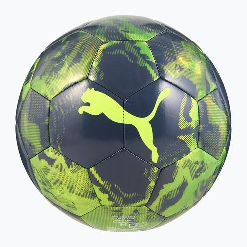 Minge de fotbal PUMA Cup Graphic yellow alert/green glare/galactic grey mărime 5