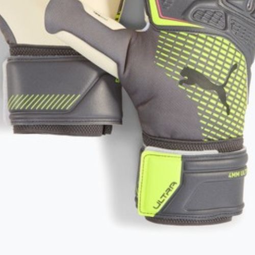 Mănuși de portar PUMA Ultra Pro NC matte aged silver/yellow alert