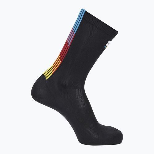Șosete Salomon Pulse Race Flag Crew black