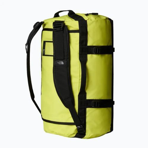 Geantă de călătorie The North Face Base Camp Duffel S 50 l sulphur spring green/tnf black