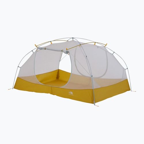 Cort de trekking pentru 3-persoane The North Face Trail Lite 3 khaki stone/ arrowwood yellow