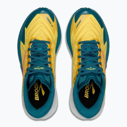 Încălțăminte  de alergare pentru bărbați Brooks Catamount 4 quince/ celestial/neo ember