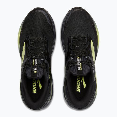 Încălțăminte  de alergare pentru bărbați Brooks Adrenaline GTS 24 Weatherized black/ebony/new yellow