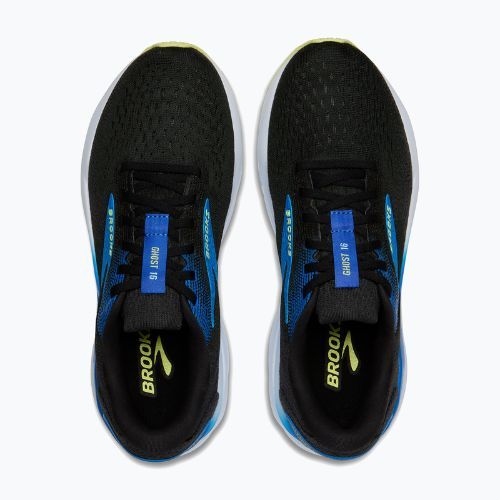Încălțăminte  de alergare pentru bărbați Brooks Ghost 16 black/cobalt/neo yellow