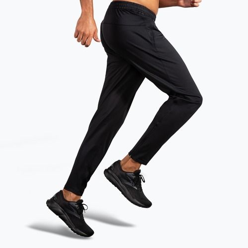 Pantaloni de alergare pentru bărbați Brooks Spartan 2.0 black