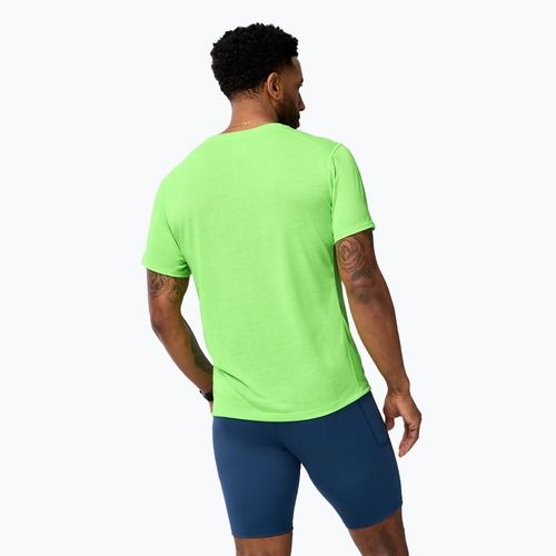 Tricou de alergare pentru bărbați Brooks Distance 3.0 neo limeade/brooks logo