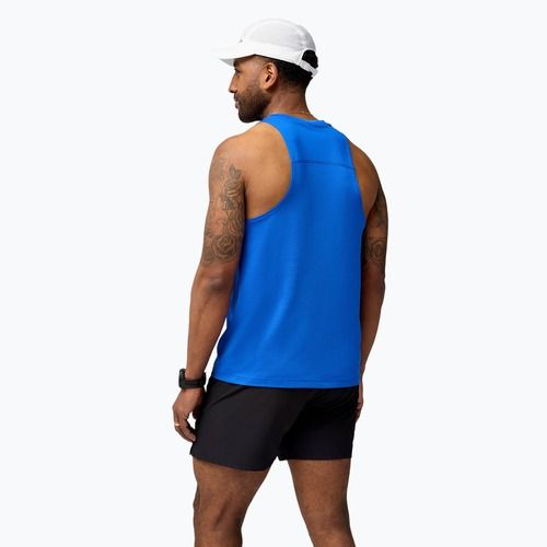 Tank top de alergare pentru bărbați Brooks Atmosphere Singlet 3.0 neo blue