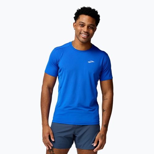 Tricou de alergare pentru bărbați Brooks Atmosphere 3.0 neo blue