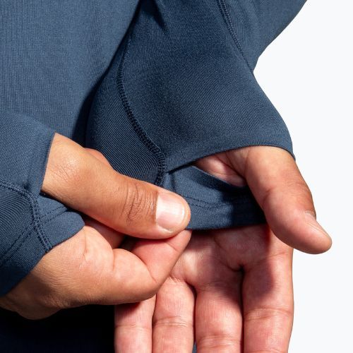 Bluză de alergare pentru bărbați  Brooks Dash 1/2 Zip 2.0 blue slate