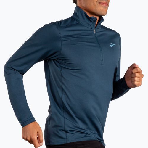 Bluză de alergare pentru bărbați  Brooks Dash 1/2 Zip 2.0 blue slate