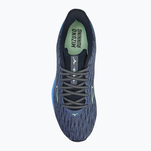 Încălțăminte de alergare pentru bărbați Mizuno Wave Rider 28 vintage indigo/neo mint/frontier blue