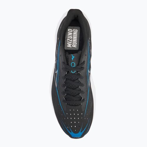 Încălțăminte de alergare pentru bărbați Mizuno Wave Skyrise 6 black/white/blue pace