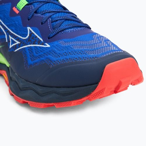 Încălțăminte de alergare pentru bărbați Mizuno Wave Daichi 9 reflex blue c/white/green geck