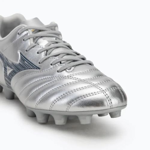 Încălțăminte de fotbal pentru bărbați Mizuno Monarcida Neo III Select Md galaxy silver/8605 c
