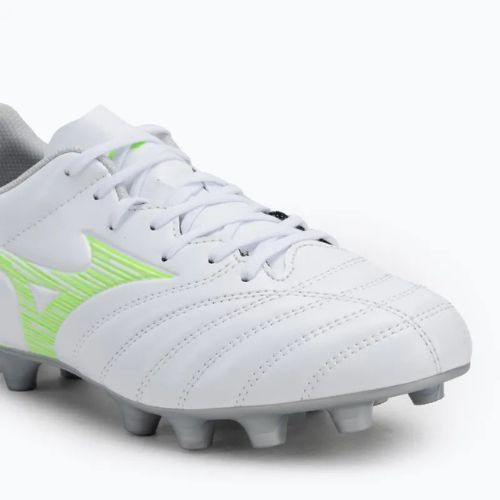Încălțăminte de fotbal pentru bărbați Mizuno Monarcida Neo III Select Md white/neon green