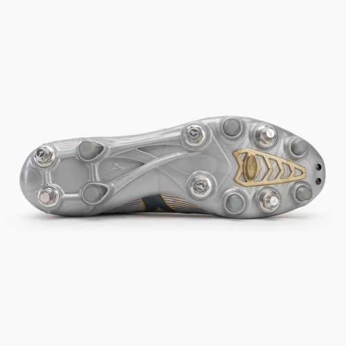 Încălțăminte de fotbal pentru bărbați Mizuno α II Japan Mix galaxy silver/8605 c/gold