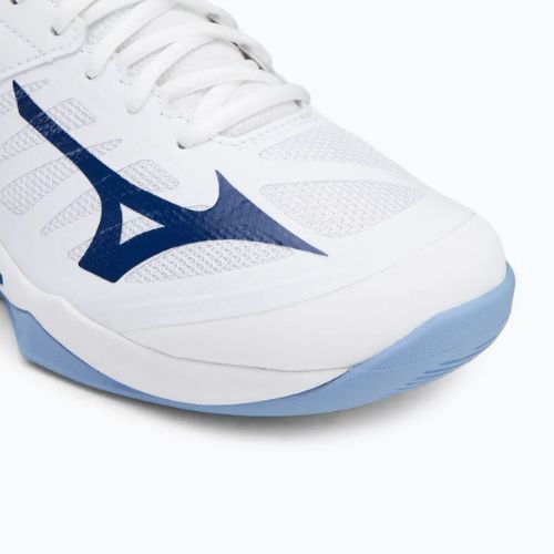 Încălțăminte de volei Mizuno Wave Dimension white/bellwether blue/bel air blue