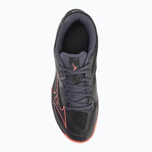 Încălțăminte de volei Mizuno Thunder Blade Z black/neon flame/peacock blue