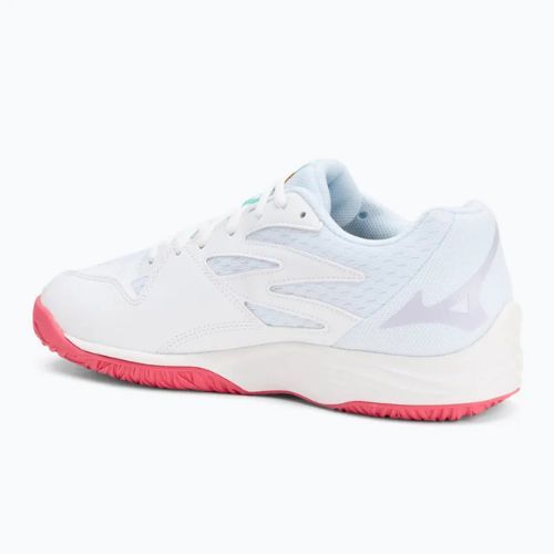 Încălțăminte de volei Mizuno Thunder Blade Z white/violet indigo/camellia rose