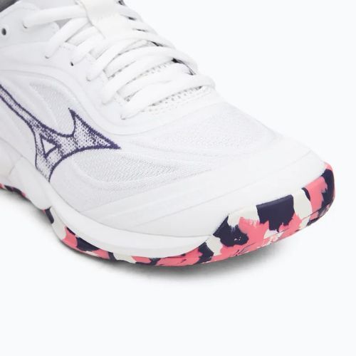 Încălțăminte de volei Mizuno Wave Luminous 3 white/violet indigo/camellia rose