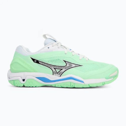 Încălțăminte Mizuno Wave Stealth 6 neo mint/black/frontier blue