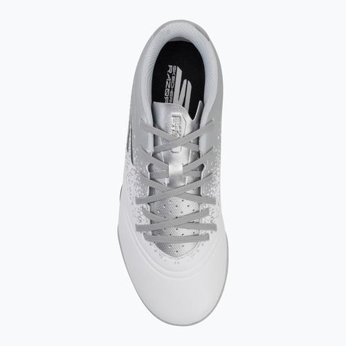 Încălțăminte de fotbal pentru copii SKECHERS Razor 1.5 Youth Jr TF white/silver