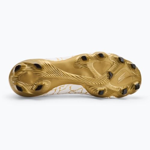 Încălțăminte de fotbal pentru bărbați SKECHERS Razor 1.5 Academy FG white/gold