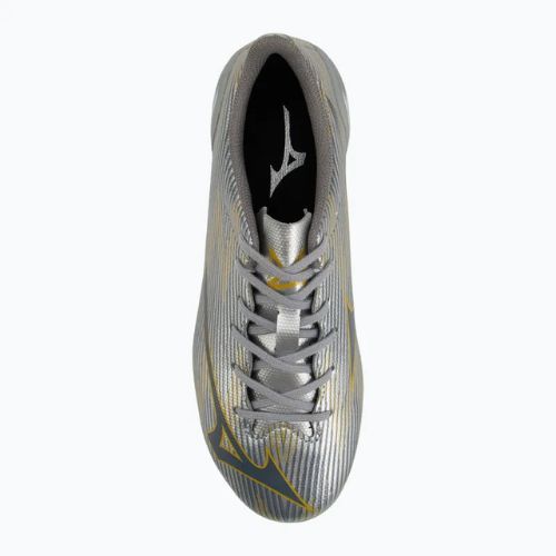 Încălțăminte de fotbal pentru copii Mizuno α II Select Jr Md galaxy silver/8605 c/gold