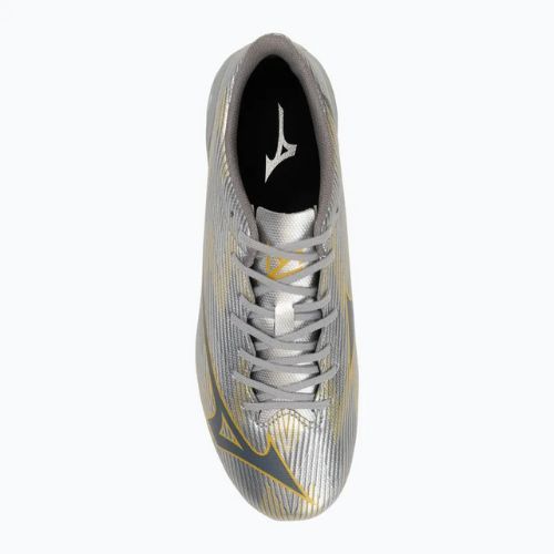 Încălțăminte de fotbal pentru bărbați Mizuno α II Select Md galaxy silver/8605 c/gold