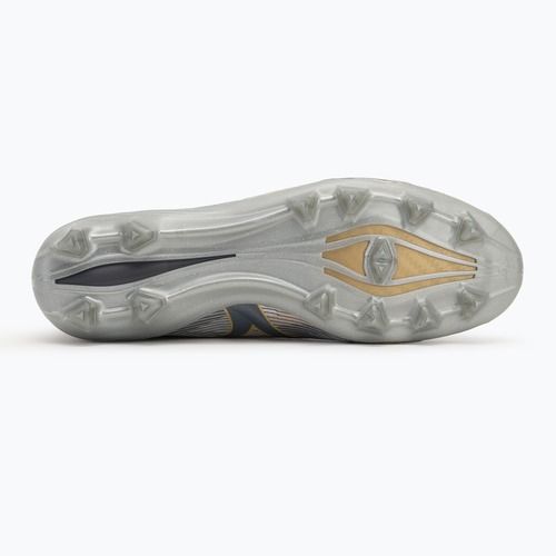 Încălțăminte de fotbal pentru bărbați Mizuno α II Elite Md galaxy silver/8605 c/gold