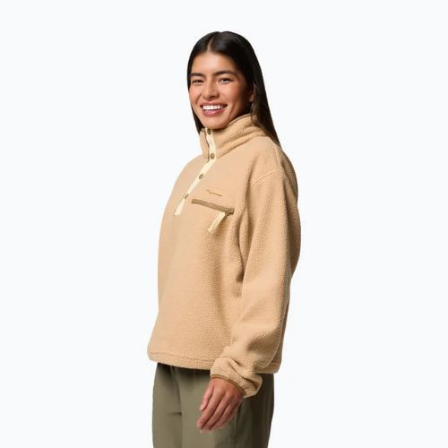 Bluză pentru femei Columbia Helvetia II Cropped Half Snap Fleece canoe