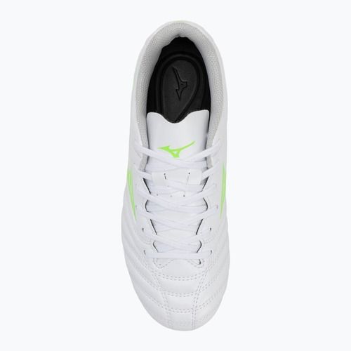 Încălțăminte de fotbal pentru copii Mizuno Monarcida Neo III Select Jr Md white/neon green