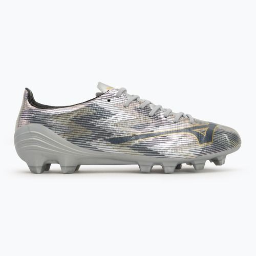 Încălțăminte de fotbal pentru bărbați Mizuno α II Pro Md galaxy silver/8605 c/gold