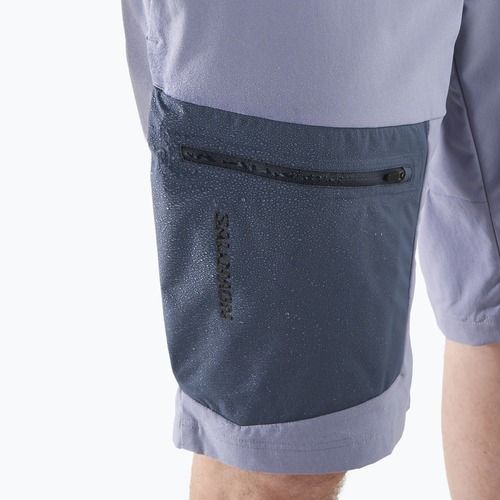 Pantaloni scurți de trekking pentru bărbați Salomon Outerpath Utility blue granite / blue nights