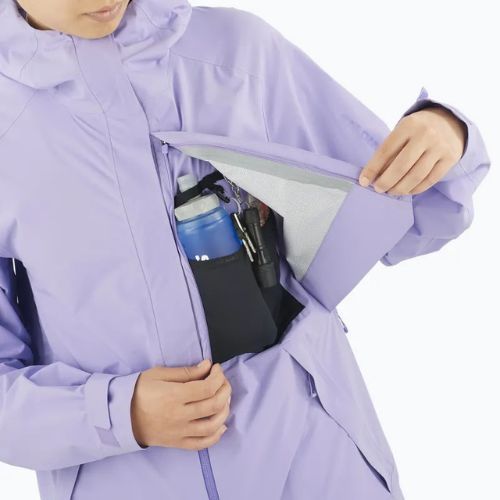 Geacă de vânt pentru femei Salomon Outerpath Pro 2.5L violet tulip