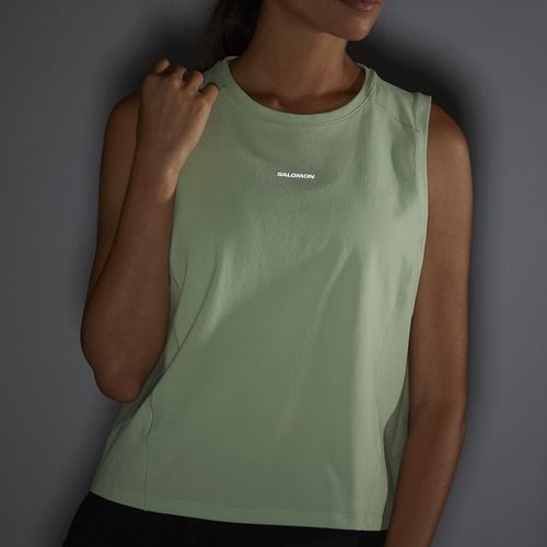 Tricou pentru femei Salomon Trackline Tank sea foam