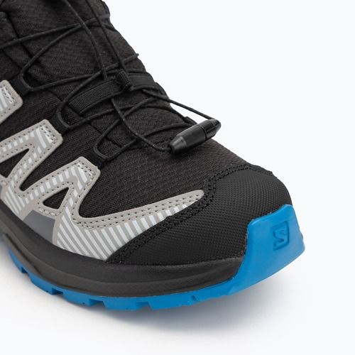 Încălțăminte de turism pentru copii Salomon XA PRO V8 MID WP black/monument /french blue