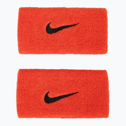 Manșetă pentru încheietură Nike Swoosh Doublewide Wristbands 2 szt. bright crimson/cave purple