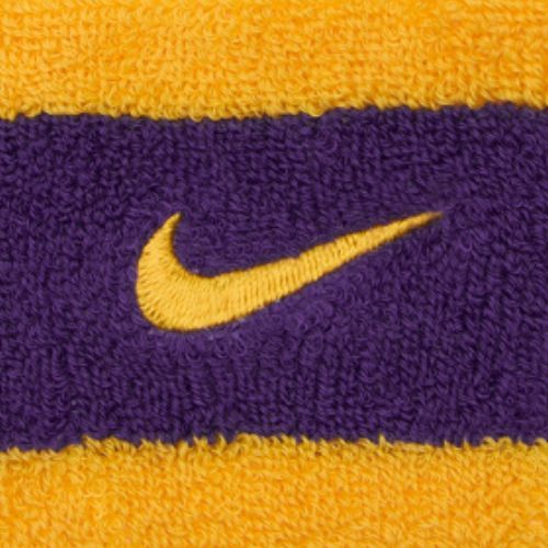 Bentiță Nike Swoosh Wristbands university gold/court purple/university gold